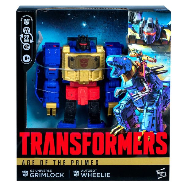 Transformers Generations Age of the Primes Leader G2 Universe Grimlock and Autobot Wheelie - Image 3