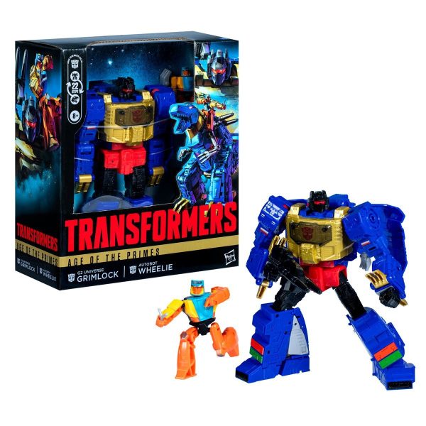 Transformers Generations Age of the Primes Leader G2 Universe Grimlock and Autobot Wheelie - Image 6